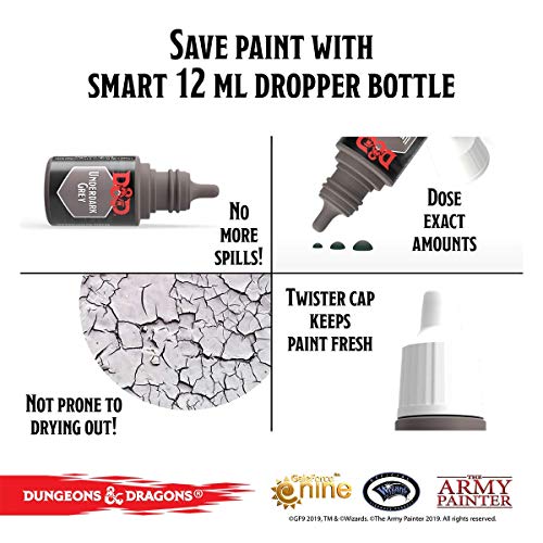 The Army Painter Dungeons and Dragons Nolzur’s Marvelous Pigments Underdark Paint Set, 10 Acrylic Paints Roleplaying, Boardgames, Wargames Miniature The Army Painter