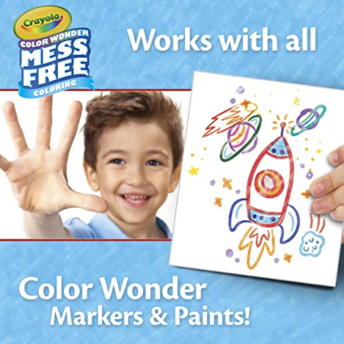 Crayola Color Wonder Mess Free Coloring, Blank Coloring Pages, 50 Count, Printable Page Refill Set Crayola