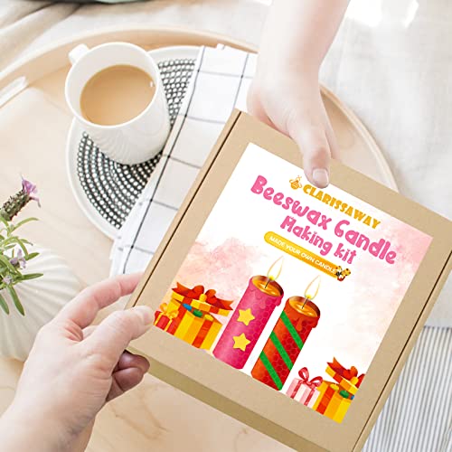 Beeswax Candle Making Kit for Kids -12 Pcs Vibrant Colors Beeswax Sheets Handmade Crafts Gift Beeswax Sheets for Candle Making Kit, DIY Candle Making Clarissaway