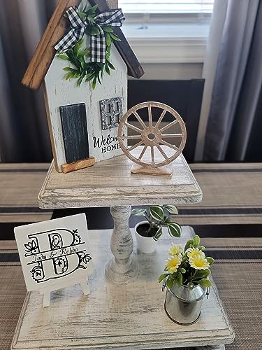 Unfinished Wood Wagon Wheel Shape | Rustic Farmhouse | DIY Craft Cutout | Up to 24" 10" / 3/4" 24 Hour Crafts