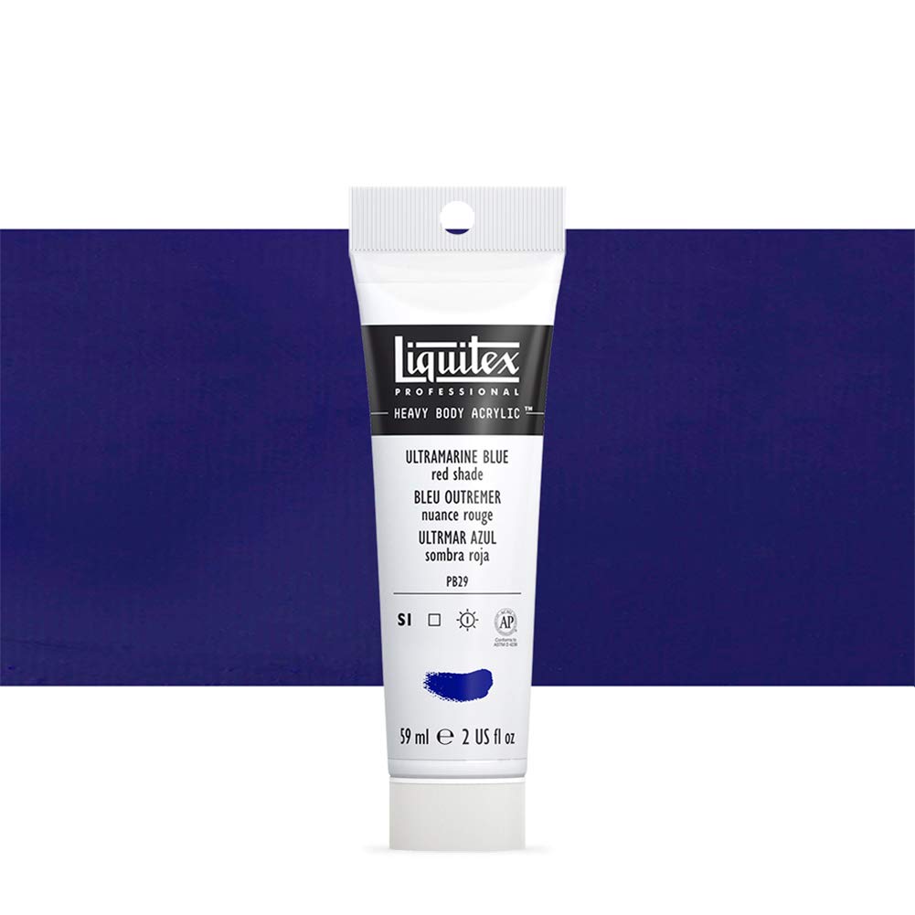 Liquitex Heavy Body Acrylic (High Visc.) : 59ml : Ultramarine Blue (Red Shade) Liquitex