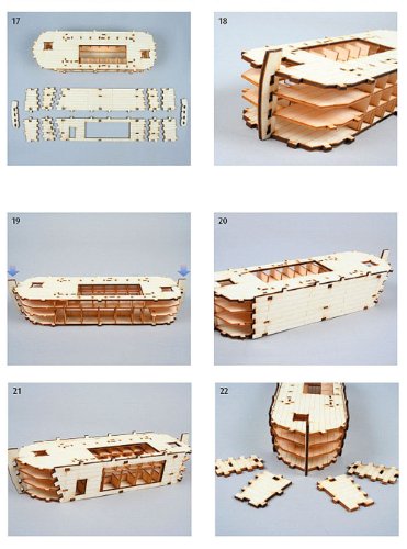 Desktop Wooden Model Kit Noah's Ark by YOUNGMODELER Young Modeler