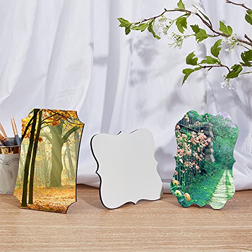 FINGERINSPIRE 3 Pcs Blank Sublimation Photo Frame Heat Transfer Blank Photo Frame MDF Frame Sublimation Blank Photo Frame Wooden Sublimation Photo FINGERINSPIRE