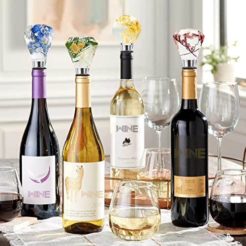 ZYNERY 31PCS Bottle Stopper Resin Molds Kit, Geometric Spherical Silicone Resin Molds with Wine Bottle Stoppers, Epoxy Resin Molds Resin Casting ZYNERY