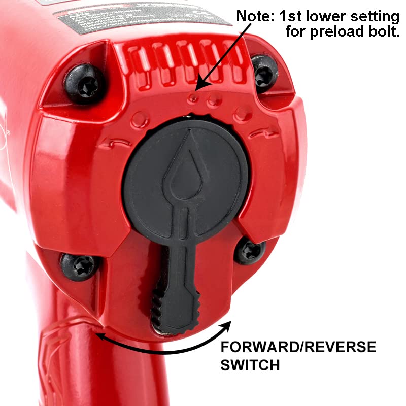 AEROPRO TOOLS 1/2-Inch Aluminum Air Impact Wrench(A398),Twin Hammer with 1000FT-LB Super Torque, Pneumatic Impact Gun, for Auto Repair, Tire Shop AEROPRO TOOLS INC