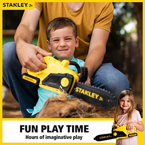 Red Toolbox Stanley Jr Battery Operated Delux Chainsaw,Yellow Red Toolbox