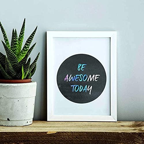 Lya Vinyl 9 Pack Holographic Vinyl for Cricut - 12" x 12" Permanent Holographic Vinyl Sheets for Decor Sticker, Party Decoration, Car Decal Lya Vinyl