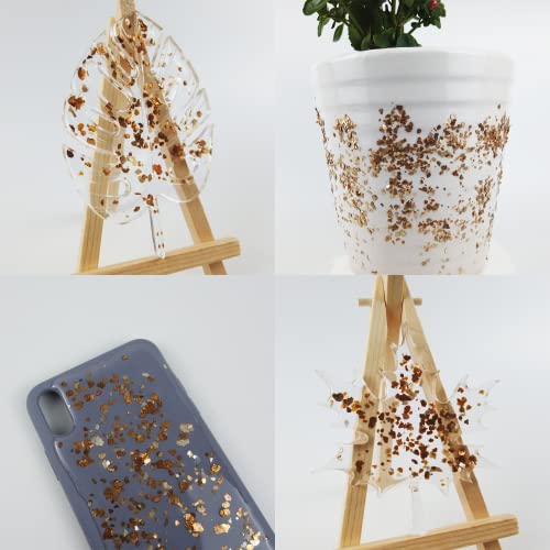 TWINKLING Natural Colored Mica Flakes, Gilding Flakes, Mica Flakes Glitter,Mica Flakes Leaf for DIY Resin Art Crafts, Nail Art, Painting,Jewelry TWINKLING