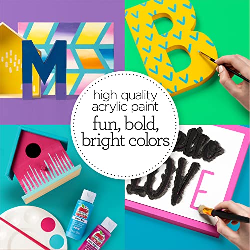 Apple Barrel Acrylic Paint in Assorted Colors (2 oz), 21185, Parrot Blue Apple Barrel