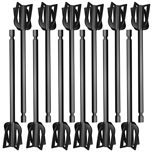 Resin Mixer Epoxy Mixer Paddles - 12 Plastic Pixiss Multipurpose Bidirectional Paint Stirrer for Drill Epoxy & Paint Mixer Drill Attachment - Paint Pixiss