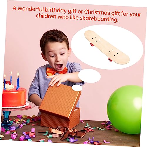 Happyyami 1pc Hand Drawn Skateboard Wood Skateboard Painting Skateboard Whale Cutout Unfinished Skateboard Deck Kids Toy DIY Skate Deck Children's Happyyami