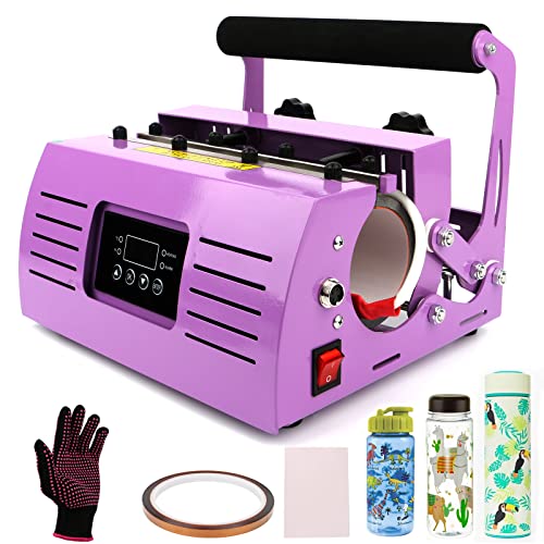 Tumbler Mug Heat Press Machine,11-30oz Cup Heat Transfer Machine DIY Heat Transfer Vinyl Sublimation Straight Blank Skinny Tumbler Glass Jar Can for ENPAP