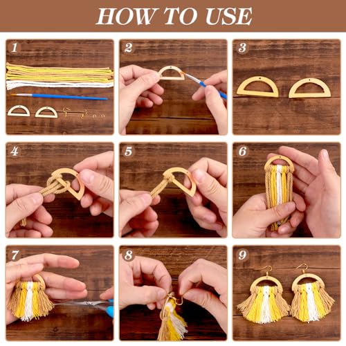 PH PandaHall 200PCS Unfinished Wood Blanks Charms 4 Style DIY Rainbow Earrings Pendants Wood Earring Findings for Earring Necklace Jewelry DIY Craft PH PandaHall