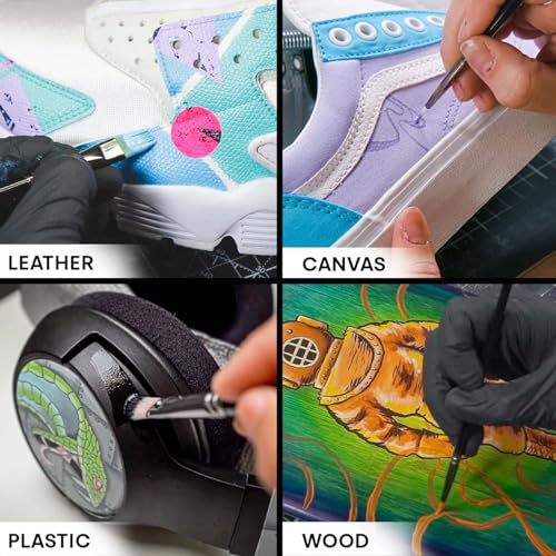 Angelus Leather Paint Starter Kit Set of 12 1 Ounce Bottles Angelus