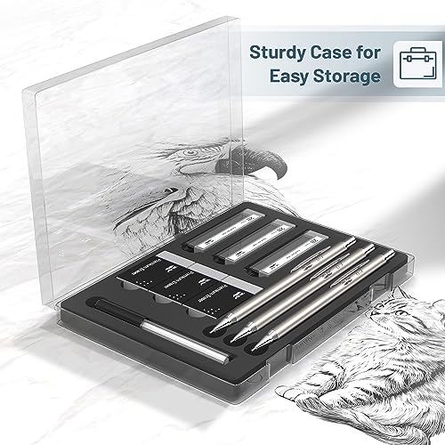 Mr. Pen- Metal Mechanical Pencil Set, 0.7mm, 3 Pack, 0.7 mechanical pencils, mechanical pencil .7, Sketching Pencils, Drafting Pencil, Mechanical Mr. Pen