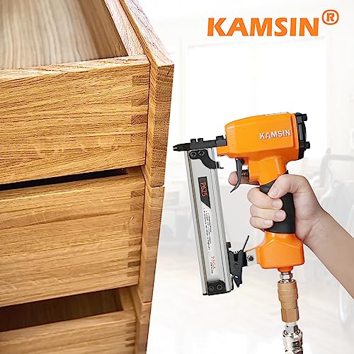 P625 23 Gauge Pneumatic Pin Nailer Accepts 3/8" to 1" Pin Nails, Headless Pinner/Pin Nail Gun for Cabinet, Windows, Doors, and Woodworking KIMSING