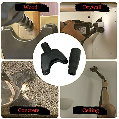 Hand-Free Dust Collector Upgraded Hole Saw Dust Extraction Tool Vacuum Attachment Dust Collector HiYi Powerful Cyclone Vacuum Dust Cleaner Dust Quick HiYi