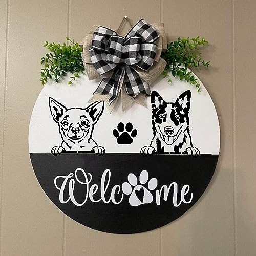 16 Pieces Dog Stencils Dog Paw Print Stencil Love Sunflower Heart Dog Stencils for Painting on Wood Reusable Painting Templates for DIY Crafts Boqon