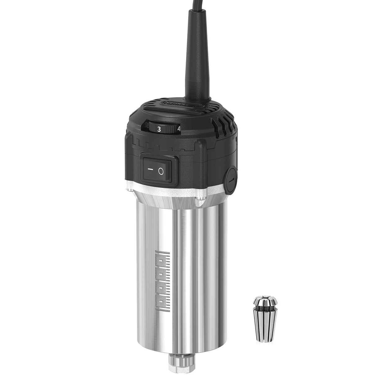 NymoLabs 7000-30000RPM CNC Router Spindle Motor with 1/8" ER11 Collet Set, 710W/110V, Upgraded for Most CNC Machines with 65mm Spindle Mount NYMOLABS