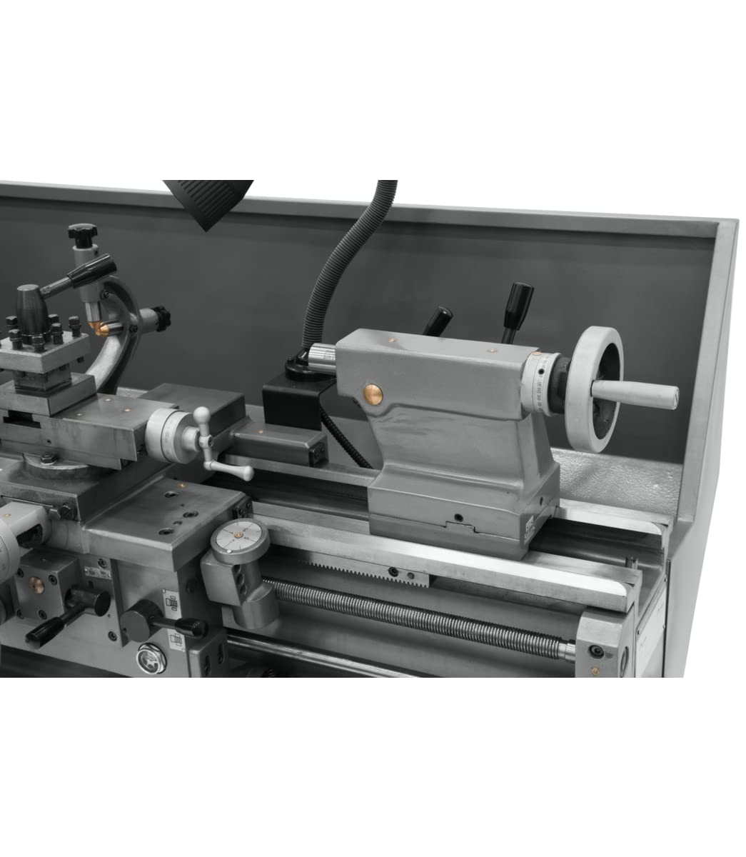 JET GHB-1340A, 13" x 40" Geared Head Bench Lathe with Newall DP700 DRO, 2HP, 1Ph 230V (321131) Jet