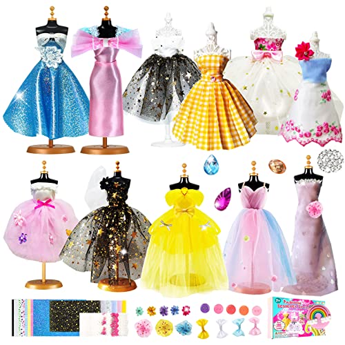  Fashion Designer Kit for Girls with 5 Mannequins