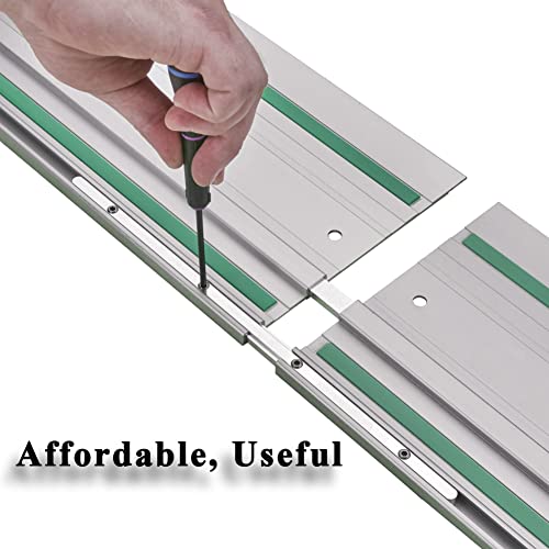 Guide Rail Connector Kit 71358 for Festool Track Saw Long Cuts, 482107 Also Compatible with Makita, Fit for DeWalt, Triton in Integrated Guide Rail WOUILNIA