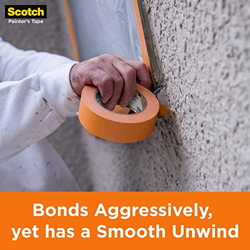 Scotch Heavy Duty Painter's Tape, 0.94 in x 60.1 yd, For Use On Vinyl, Carpet, Metal, & Plastic, Indoor & Outdoor Masking Tape, Bonds Aggressively, Scotch