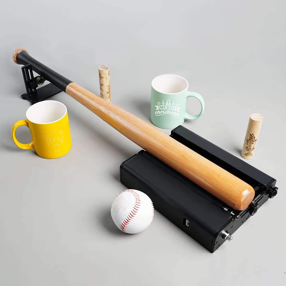 Twotrees Laser Engraver TR2 Pro 4 in 1 Rotating Module for Engraving Cylindrical Objects, Wine Glass, Tumbler, Ring,Y-axis Rotary Roller Module for Twotrees