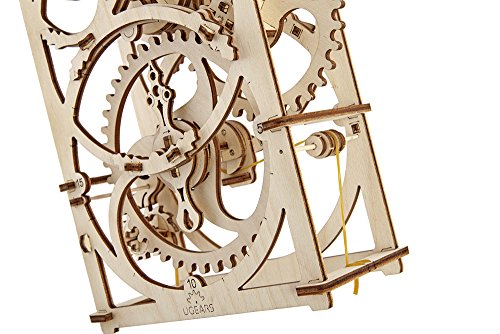 UGEARS Timer 20 min - Wooden Models to Build for Adults - 3D Mechanical Model Unique Puzzles - Brain Teaser and Model Building Sets for Adults UGEARS