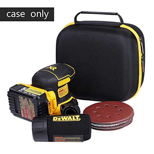 Khanka Hard Travel Case Compatible with DEWALT 20V MAX Orbital Sander (DCW210B), Case Only khanka