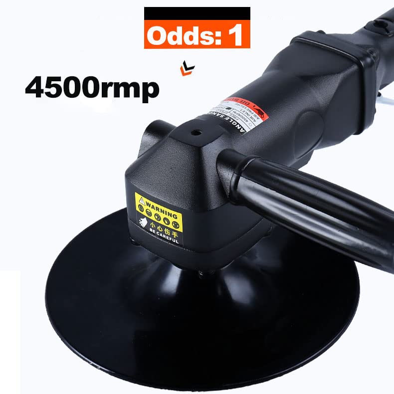 7-Inch Pneumatic Sander Heavy Duty Wet Air Sander/Polisher,Lightweight at 5.47 lbs,Adjustable Speed Up to 4500rpm Pneumatic Polisher Hand Sanding YPCOO
