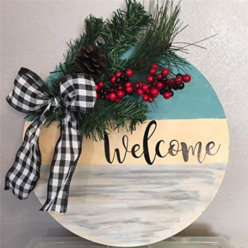 11 Inches Round Shape Unfinished Wood DIY Crafts Circle Wooden Cutouts Wood Discs Slices for Home Painting DIY Projects Craft Decor Pack of 3pcs Qingmao