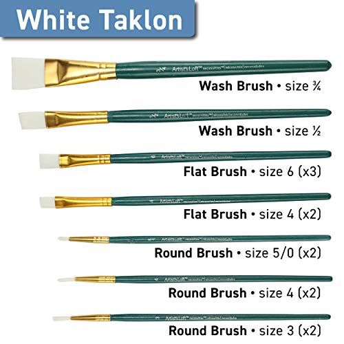 Michaels Super Value 50 Piece Brush Set by Artist's Loft™ Necessities™ Artist's Loft