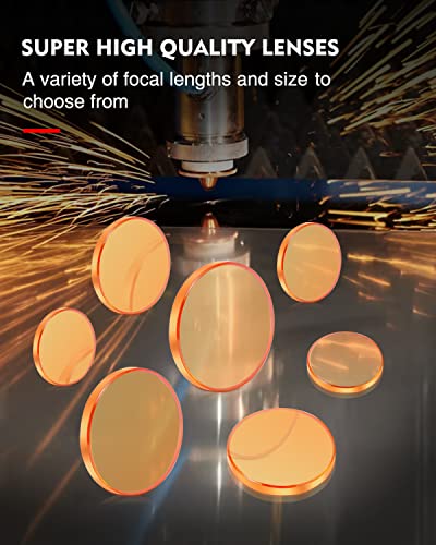 FAHKNS PVD ZnSe CO2 Laser Lens Dia:18mm/0.71" FL38.1mm/1.5" T2.2mm Focus Lens for CO2 Laser Engraving Cutting Engraver/Cutter 50w-100w FAHKNS