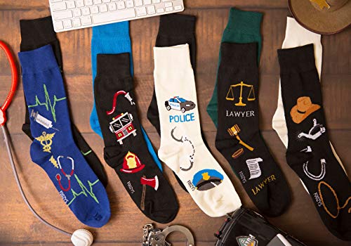 Foozys Men’s Fun Tools Working Man Novelty Crew Socks | 2 Pair Foozys