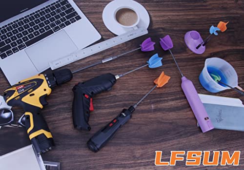 4/Large+4/Small Sizes Silicone Resin Mixer Paddles,Reusable Reusable Paint and Resin Mixer Paddle to Mix Epoxy Resin, Paint, Ceramic Glaze and Reduce LFSUM