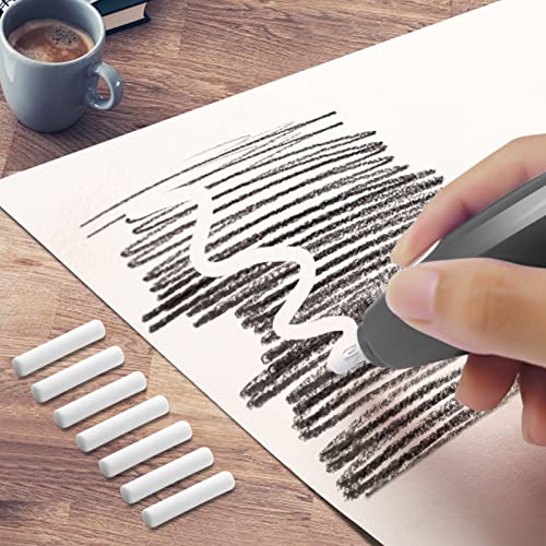 AFMAT Electric Eraser, Electric Eraser Kit for Artists,140 Eraser Refills, Rechargeable Electric Erasers for Drafting, Electric Pencil Eraser, AFMAT