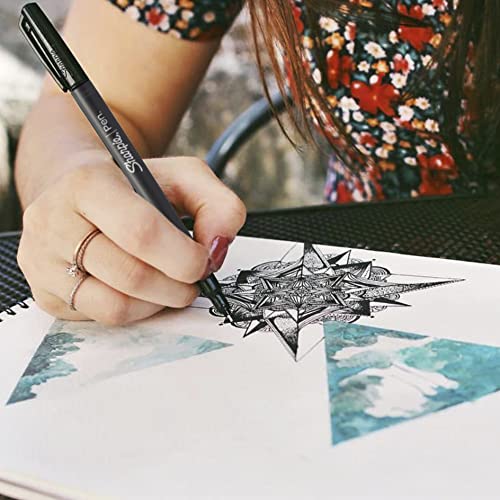 Sharpie Pens, Fine Point (0.4mm), Assorted Colors, 12 Count SHARPIE