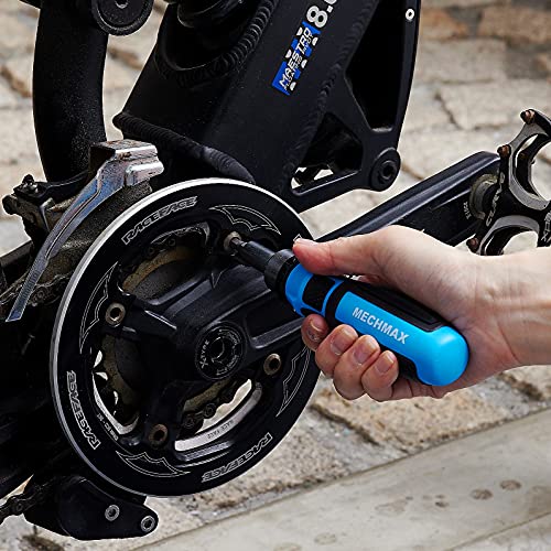 MECHMAX Ratcheting Screwdriver Bits & Socket Set 68 Piece, Magnetic Bits with Storage Case for Home, Garage, Office, Apartment, Car, Dorm, Back to MECHMAX