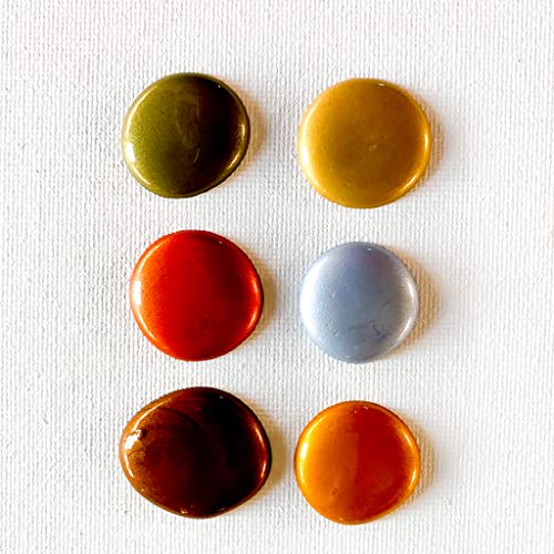 milo Metallic Acrylic Paint Set of 6 Colors | 4 oz Bottles | Student Metallic Colors Acrylics Painting Pack | Made in the USA | Non-Toxic Art & Craft milo