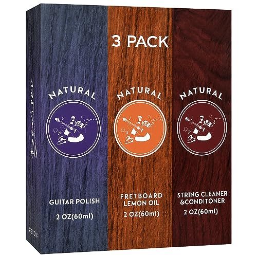 Deviser Guitar Cleaning,All IN ONE Kit,fretboard Lemon oil,Polish,Guitar String-cleaner,Guitar string winder,Cleaning cloth for guitar cleaning and devisev