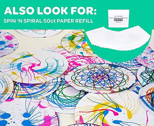 Crayola Spin & Spiral Art Station, DIY Crafts, Toys for Boys & Girls, Gift, Age 6, 7, 8, 9 Crayola