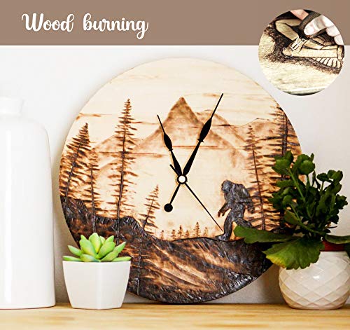 ilauke 14 Inch Wood Circles for Crafts, 4Pcs Blank Wooden Rounds Discs, 1/4 Inch Thick Wood Rounds for Crafts, Door Hangers, Wood Signs, Painting, ilauke