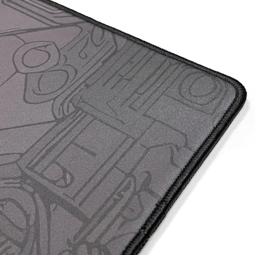 Sgreatiny 43"x 16" Large Gun Cleaning Mat,Work mat,Double Thickness Anti Slip Pads,Table-gripping Gunsmith Mat,Protective Workbench Sgreatiny