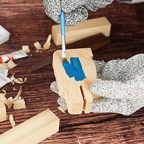 Basswood Carving Blocks, 19PCS Whittling Wood Blocks Wood Carving Kit with 3 Different Sizes, Bass Wood for Wood Carving Easy to Use, for Kids and K KERNOWO