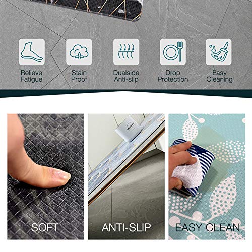 UpNUpCo Artistic Beautiful Anti Fatigue Kitchen Floor Mat - Unique Floor Mats - Pain Relief Padded Kitchen Mats - Floor Mats For In Front Of Sink - UpNUpCo