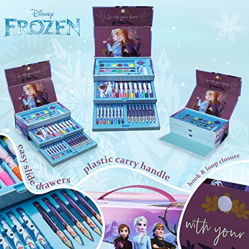 Disney Art Set, Frozen Colouring Sets for Children with Over 40 Art Supplies Disney
