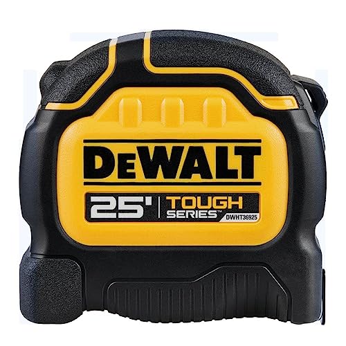 DEWALT TAPE MEASRE BLK/YLW 25FT DEWALT