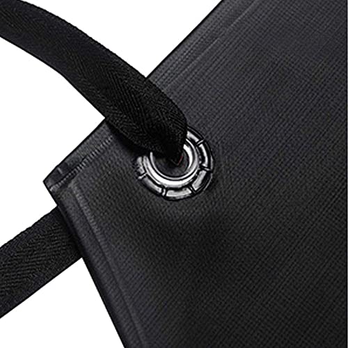 Chemical Resistant Work Cloth - Adjustable Bib Butcher Apron Waterproof Rubber Vinyl Apron Blacks - 43" Light Duty- Stay Dry When Dishwashing, Lab K Y KANGYUN