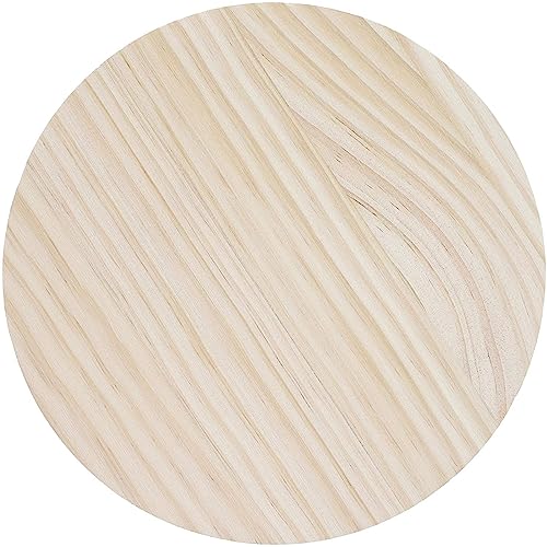Bright Creations Unfinished Wood Round Plaques for DIY Crafts (2 Pack), 8 Inches Bright Creations